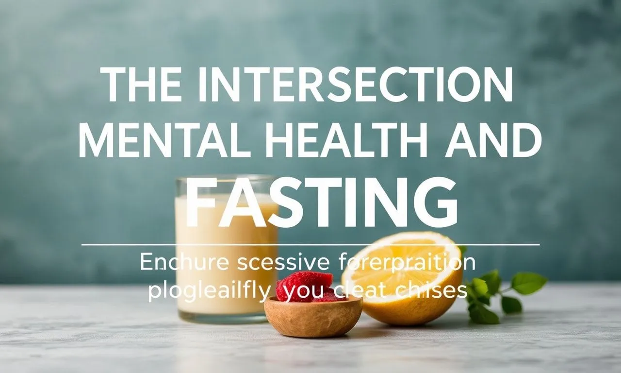 The Intersection of Mental Health and Fasting: A Holistic Approach to Wellness The Intersection of Mental Health and Fasting: A Comprehensive Approach to Wellness